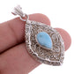 Sterling Silver Special Jayli work Gemstone Pendant
