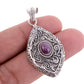 Sterling Silver Special Jayli work Gemstone Pendant