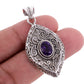 Sterling Silver Special Jayli work Gemstone Pendant