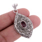Sterling Silver Special Jayli work Gemstone Pendant