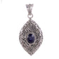 Sterling Silver Special Jayli work Gemstone Pendant