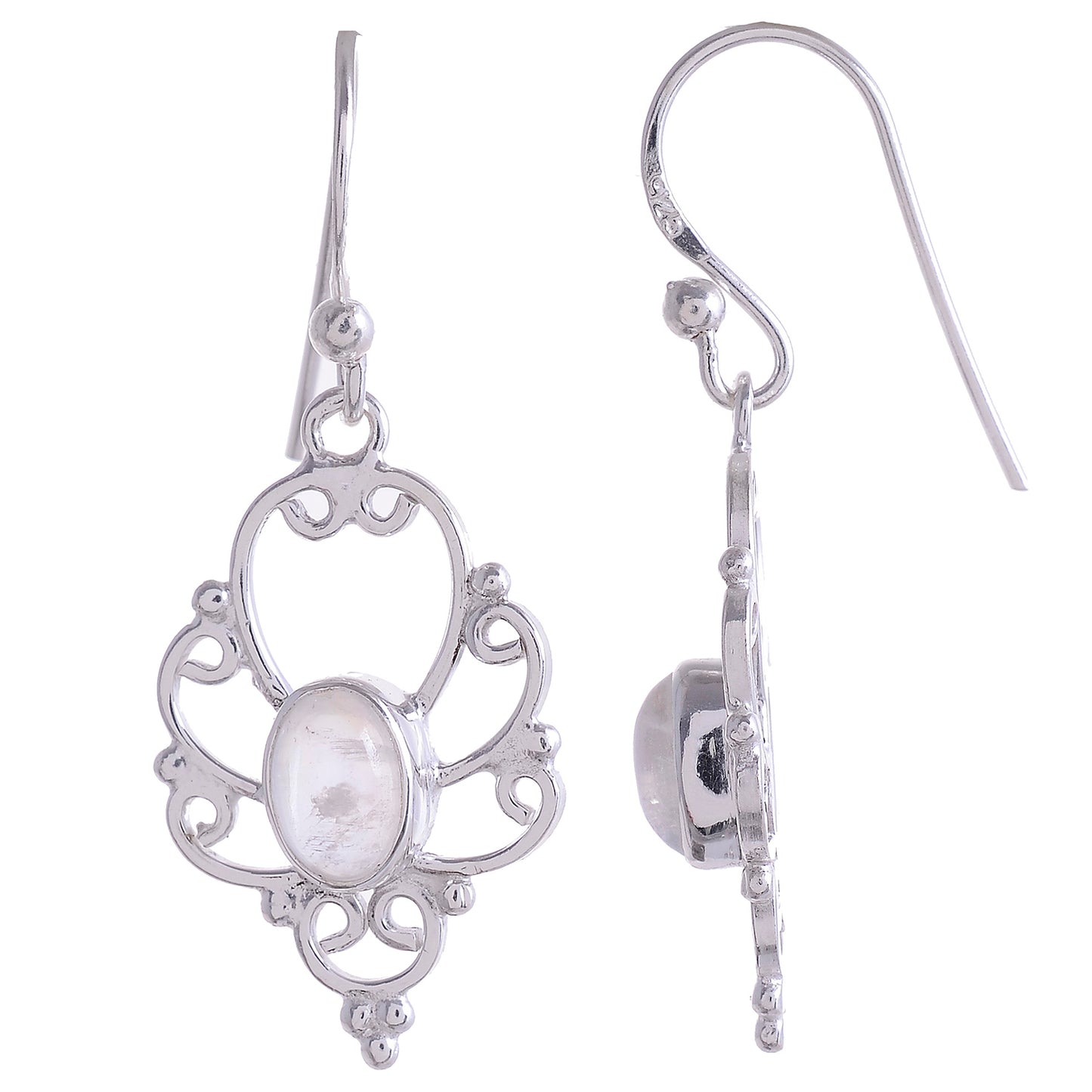 Sterling Silver Gemstone Earrings