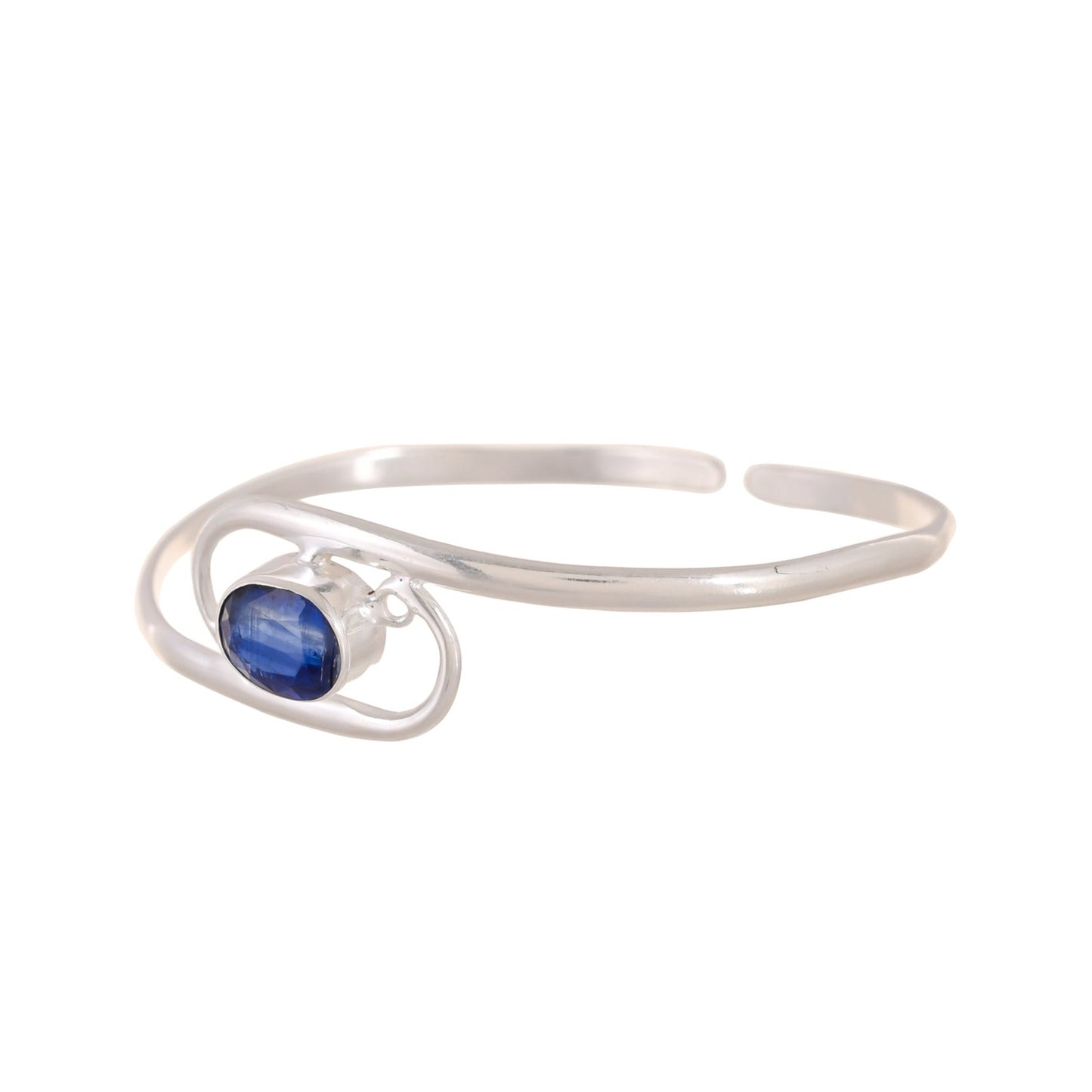 Sterling Silver Kyanite Cuff Bracelet