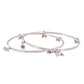 Sterling Silver (925) bell Dangle Bangle Bracelet