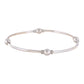 Sterling Silver (925) Ball Bangle Bracelet