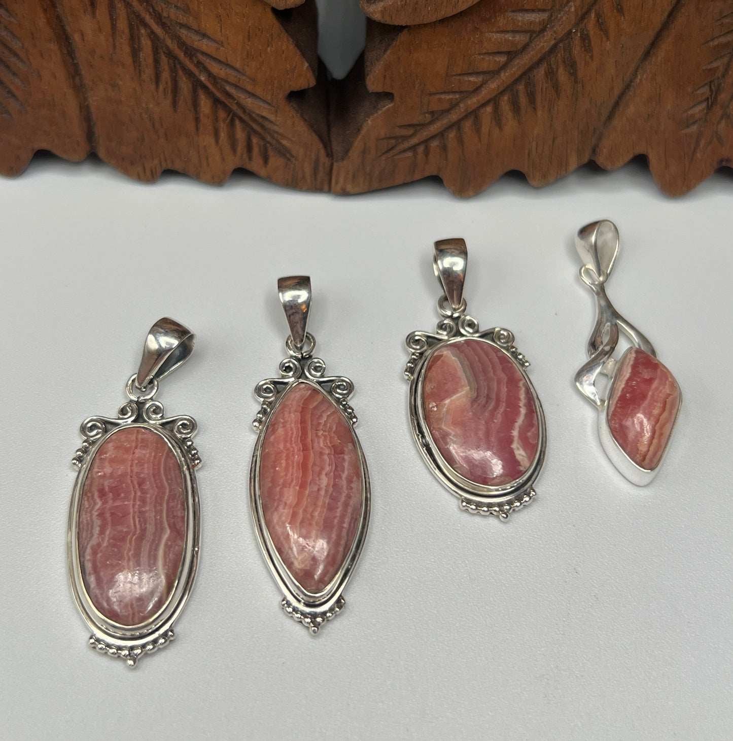 Rhodocrosite Pendants