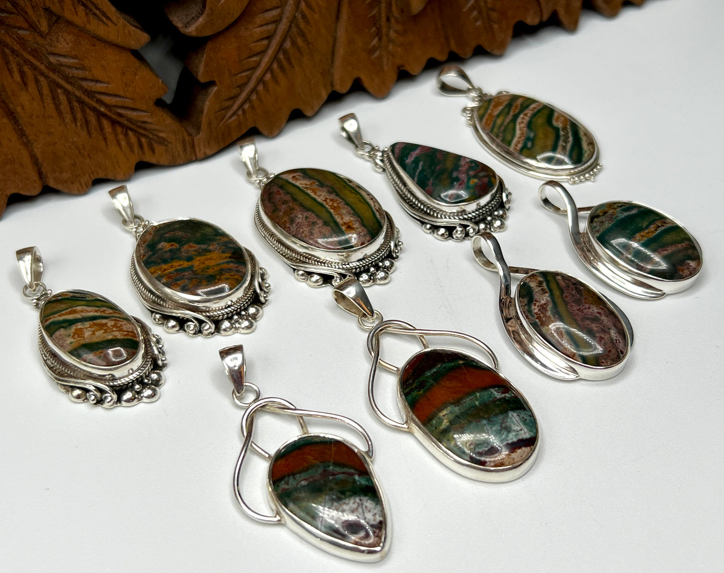 Bloodstone Pendants