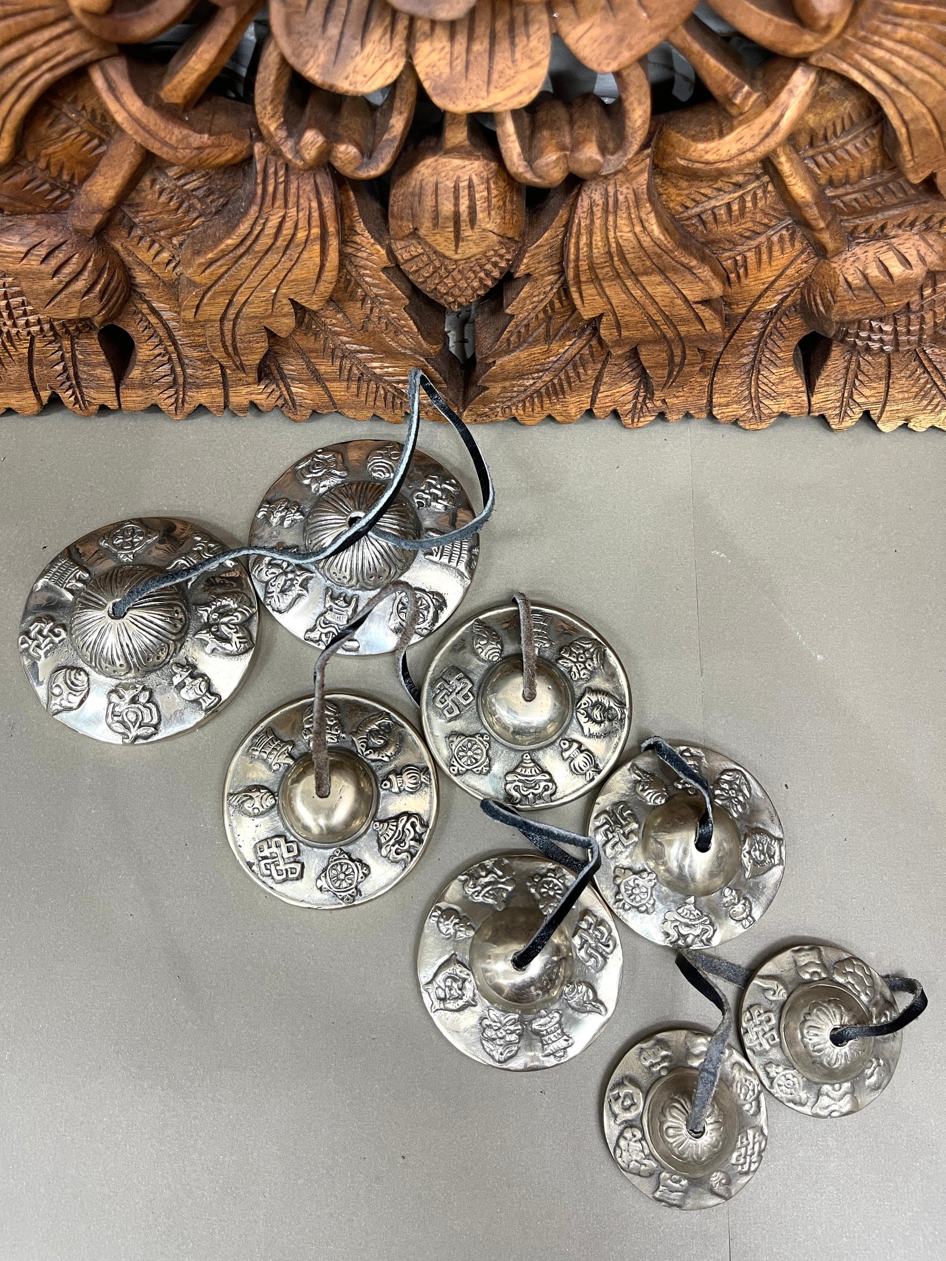 Astamangala Tingsha Cymbals - 4 Sizes Available Astamangala Tingsha Cymbals - 4 Sizes Available