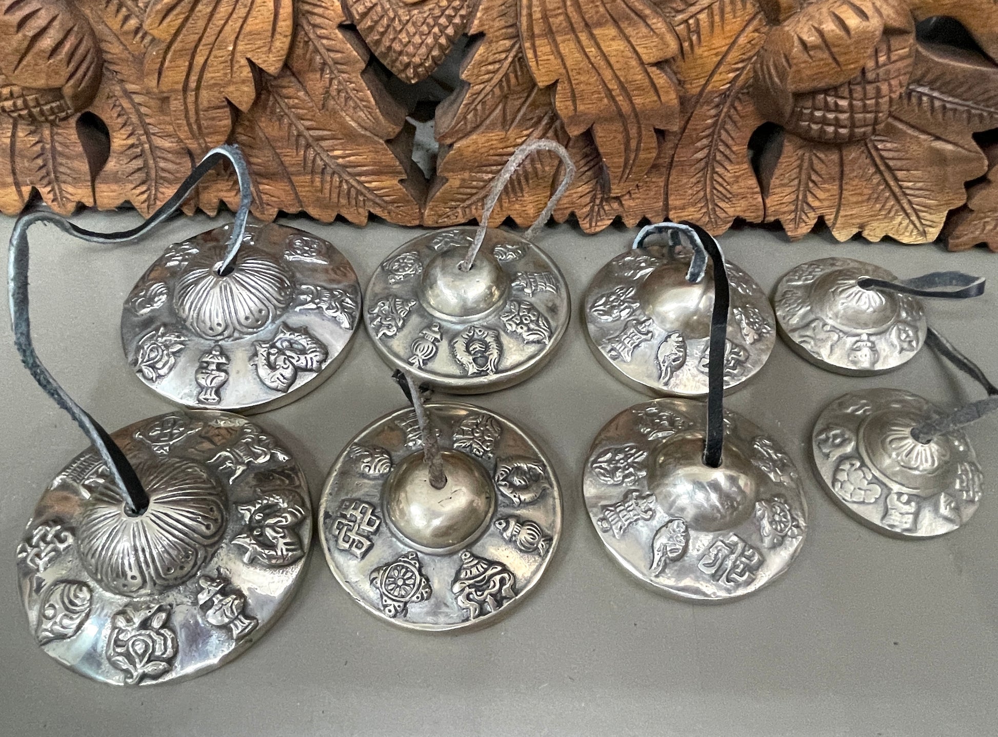 Astamangala Tingsha Cymbals - 4 Sizes Available Astamangala Tingsha Cymbals - 4 Sizes Available