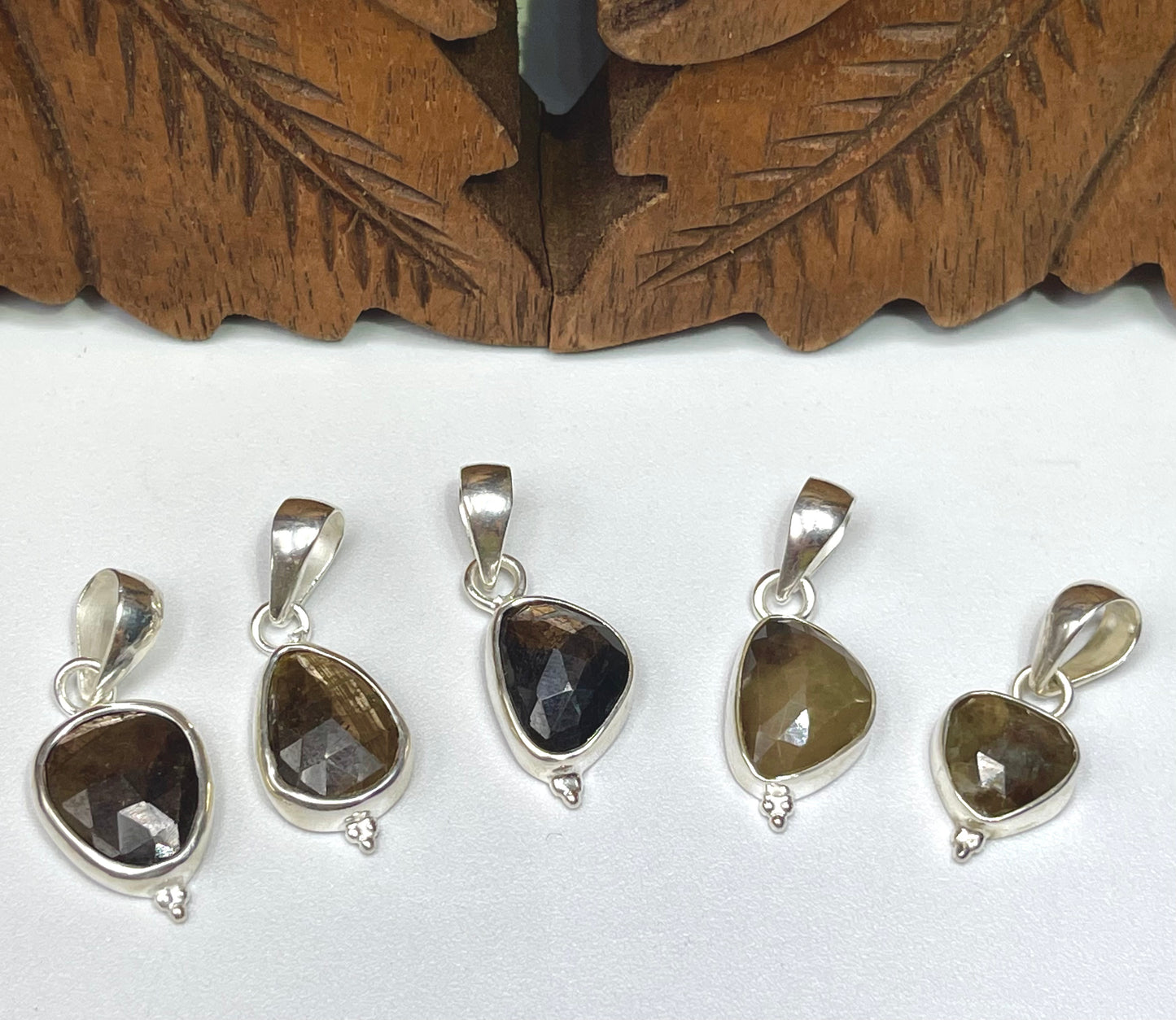 Natural Golden Moonstone Pendants