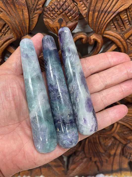 Rainbow Fluorite Massage Wands