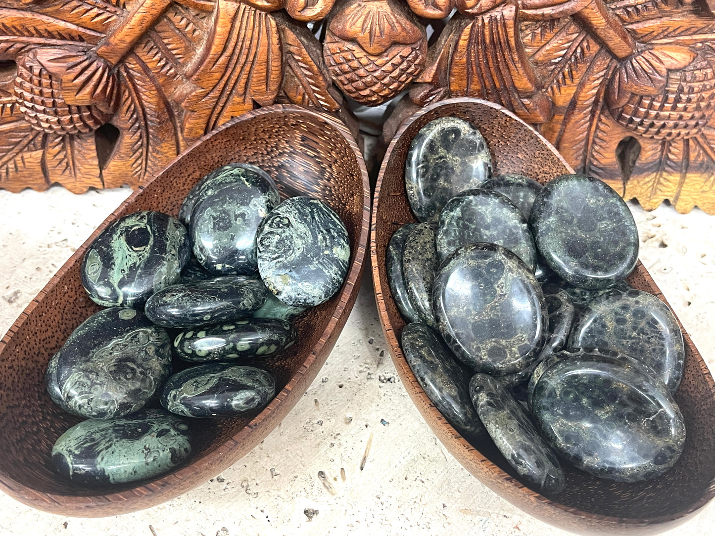 Kambaba Jasper Palm Stones & Worry Stones