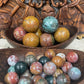Ocean Jasper Spheres