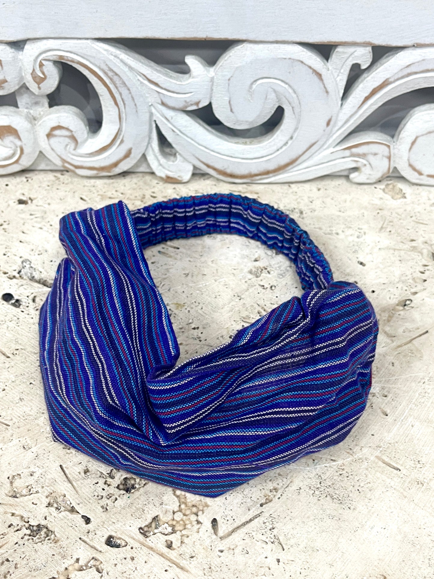 Woven Cotton Ikat Hair Bands - 6 colors Available