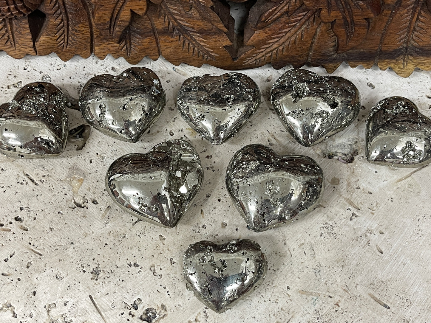 Pyrite Pocket Hearts - 3 Sizes Available