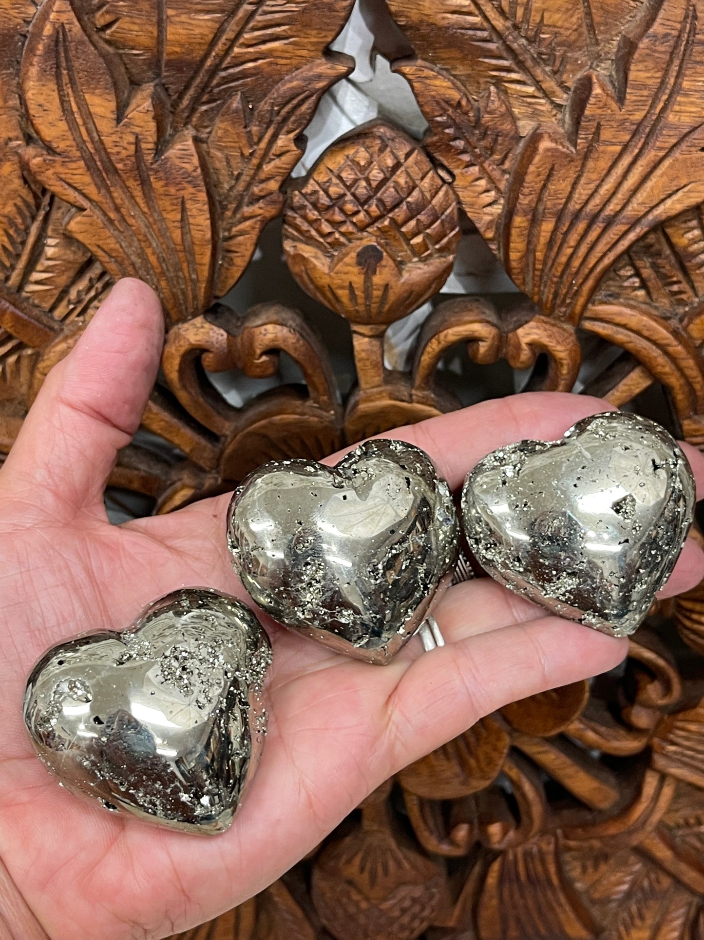 Pyrite Pocket Hearts - 3 Sizes Available