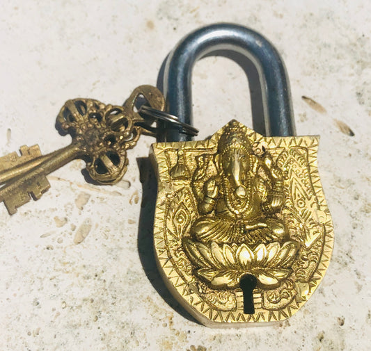 Medium Indian Brass Deity Locks