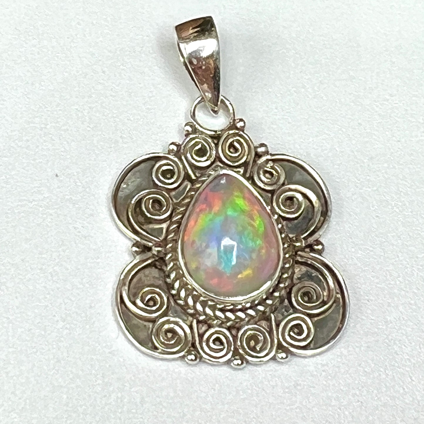 Rare Large Stone Ethiopian Opal Pendants