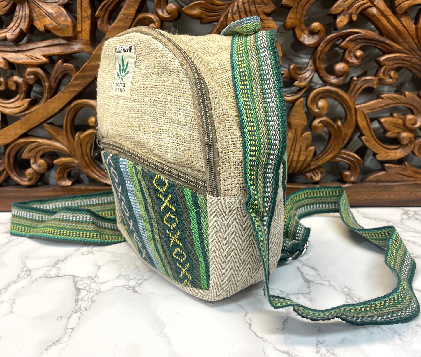 Hemp Round Backpack