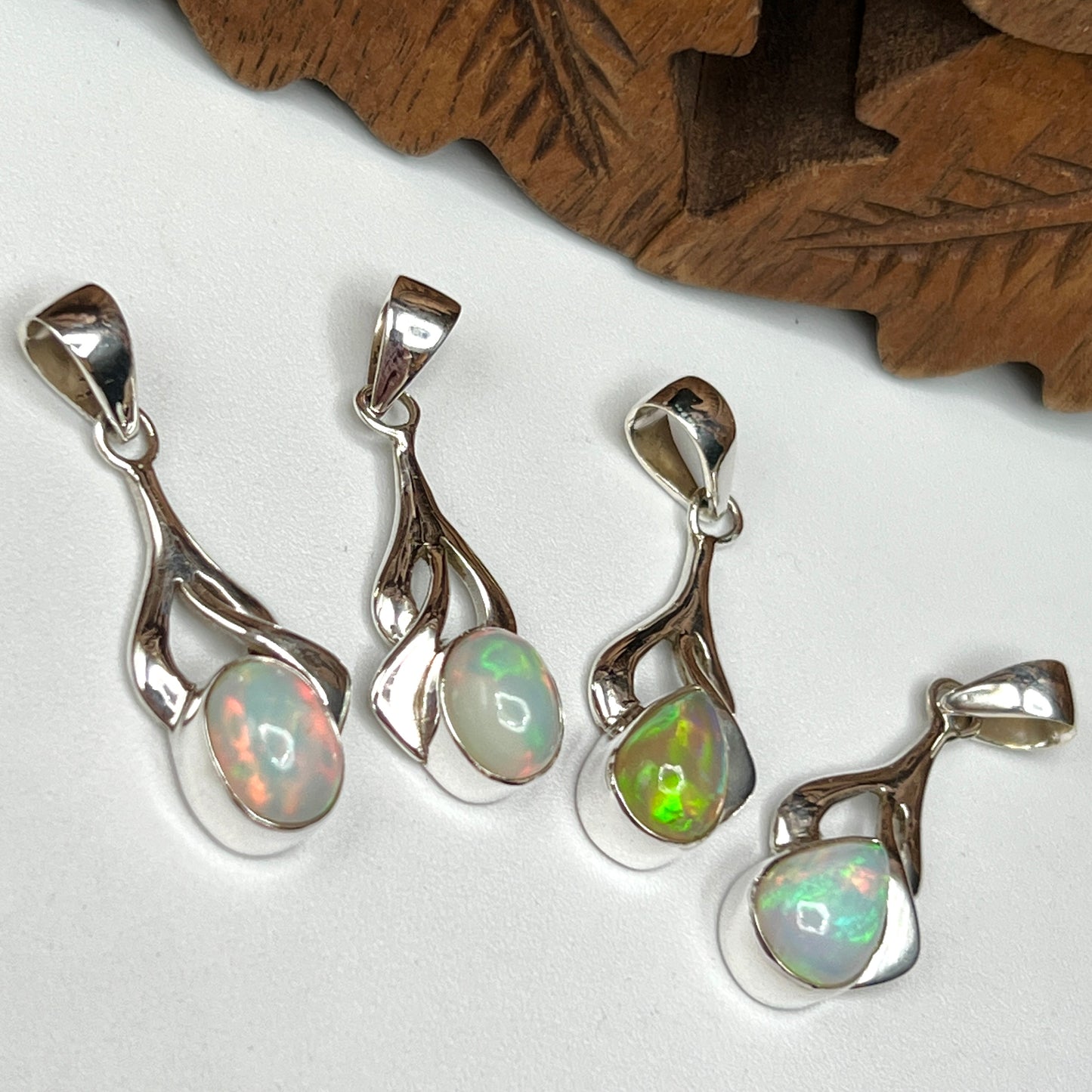 Ethiopian Opal Pendants