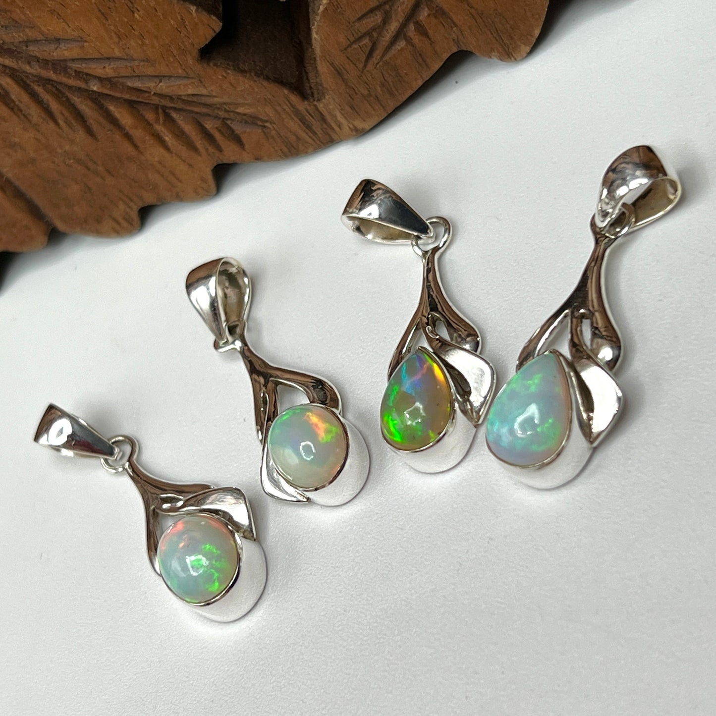 Ethiopian Opal Pendants