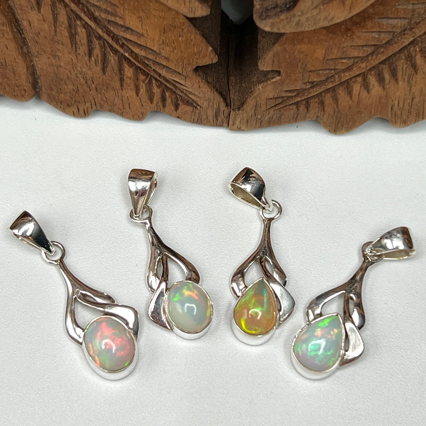 Ethiopian Opal Pendants