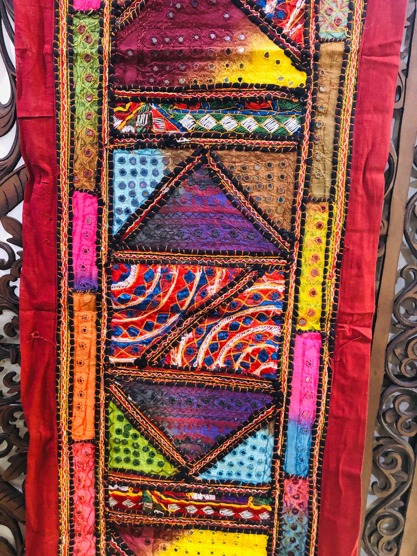 Rajasthani Embroidered Wall Hangings 22" x 62"