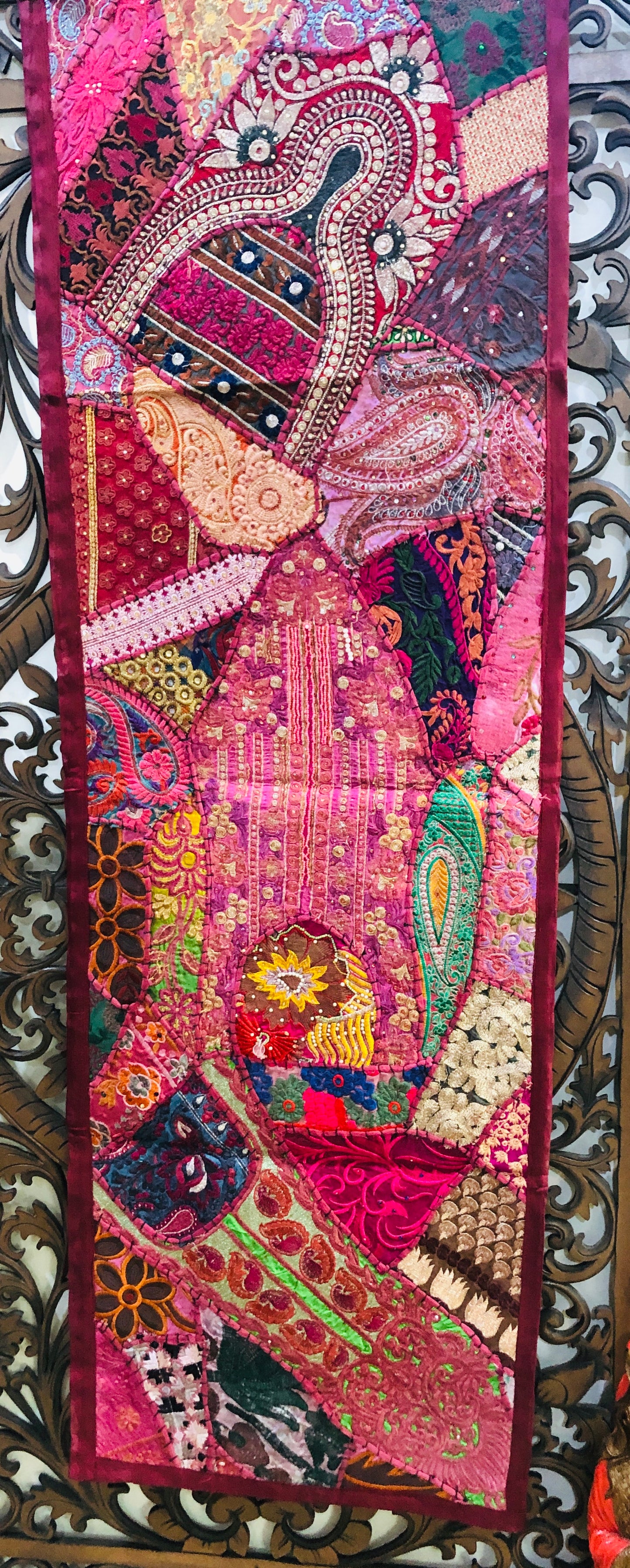 Rajasthani Patchwork Wall Hangings 20" x 58"