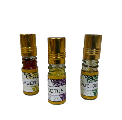 Song of India Natural Perfume Oils | Available in 20 Scents & 4 Sizes