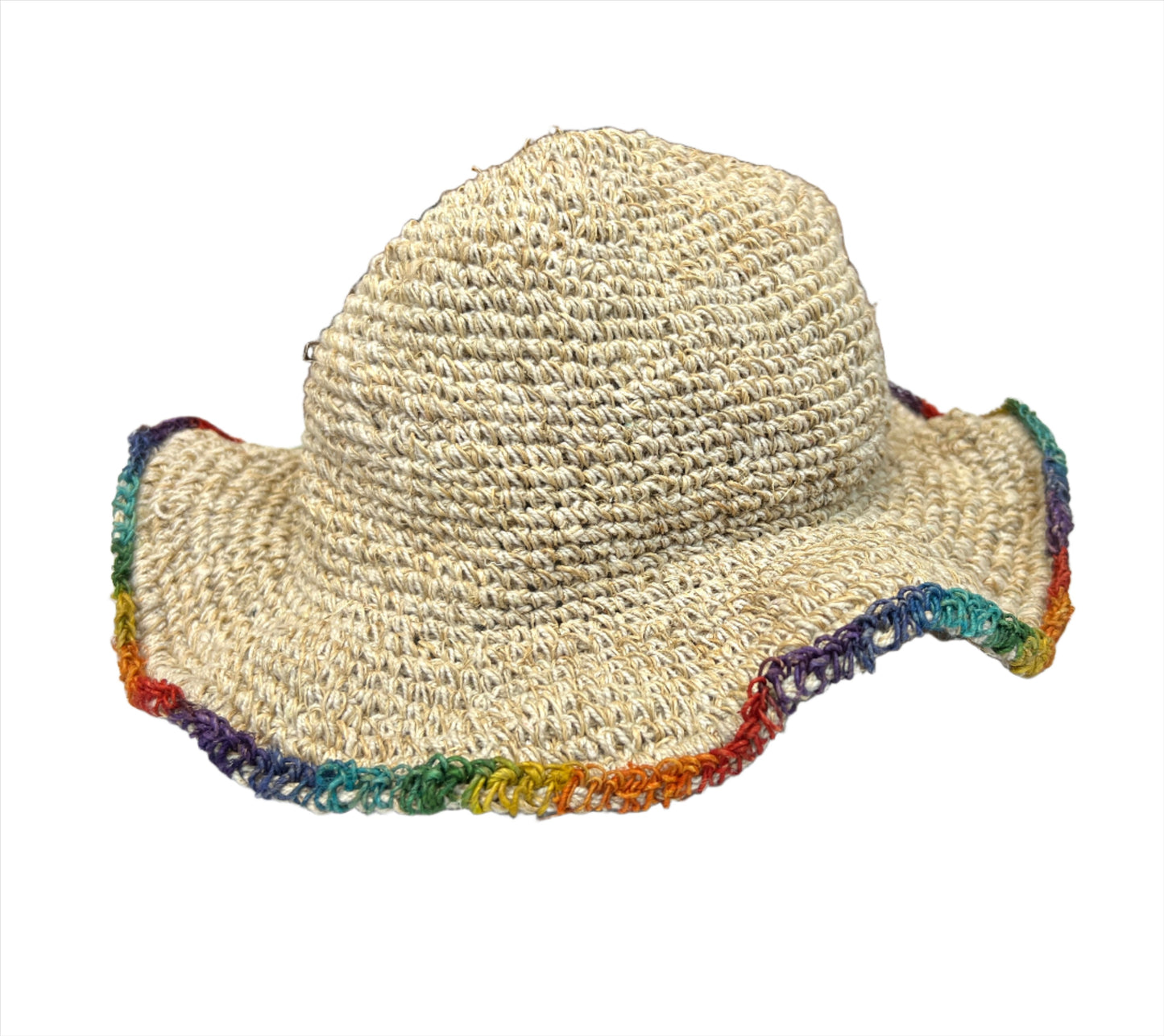 Hemp Rainbow Floppy Hat