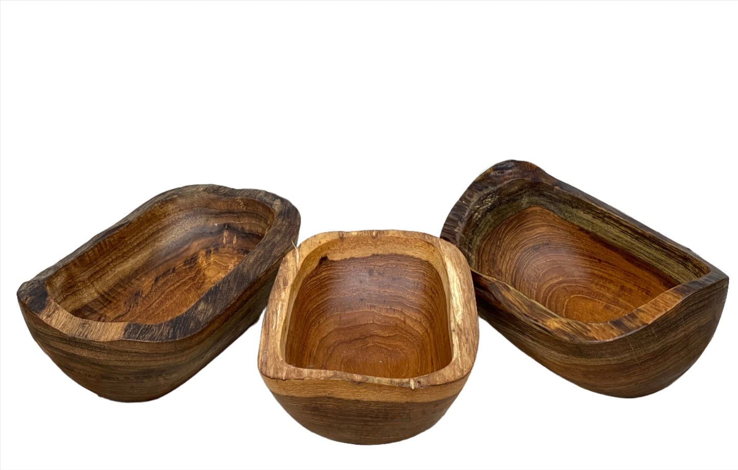 Teak Wood Serving Bowls