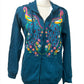 Embroidered Peacock Hoodie | 4 Colors