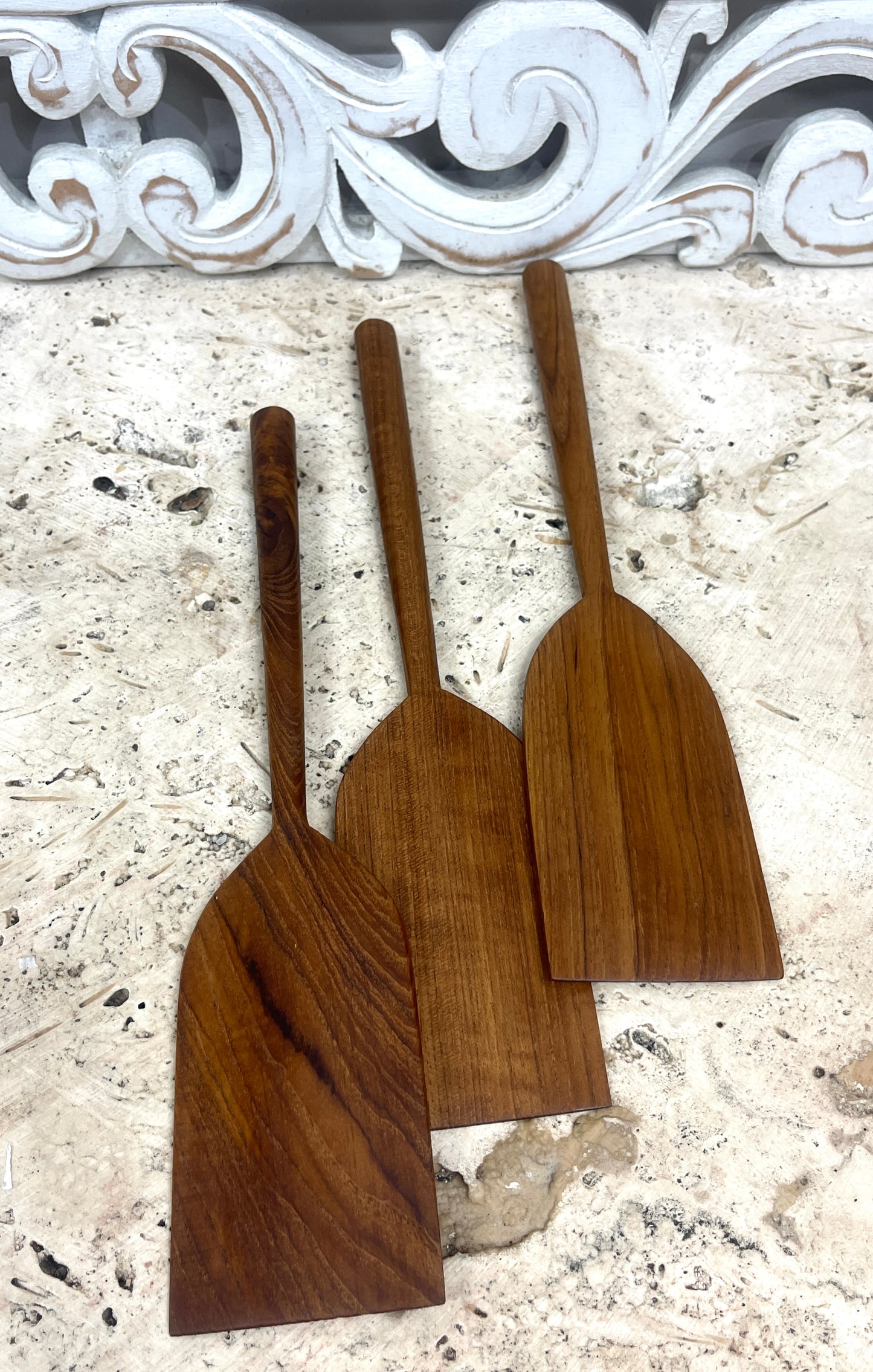 Teak Wood Serving Spoons
