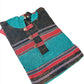 Striped Cotton Block Print Pullover Hoodie