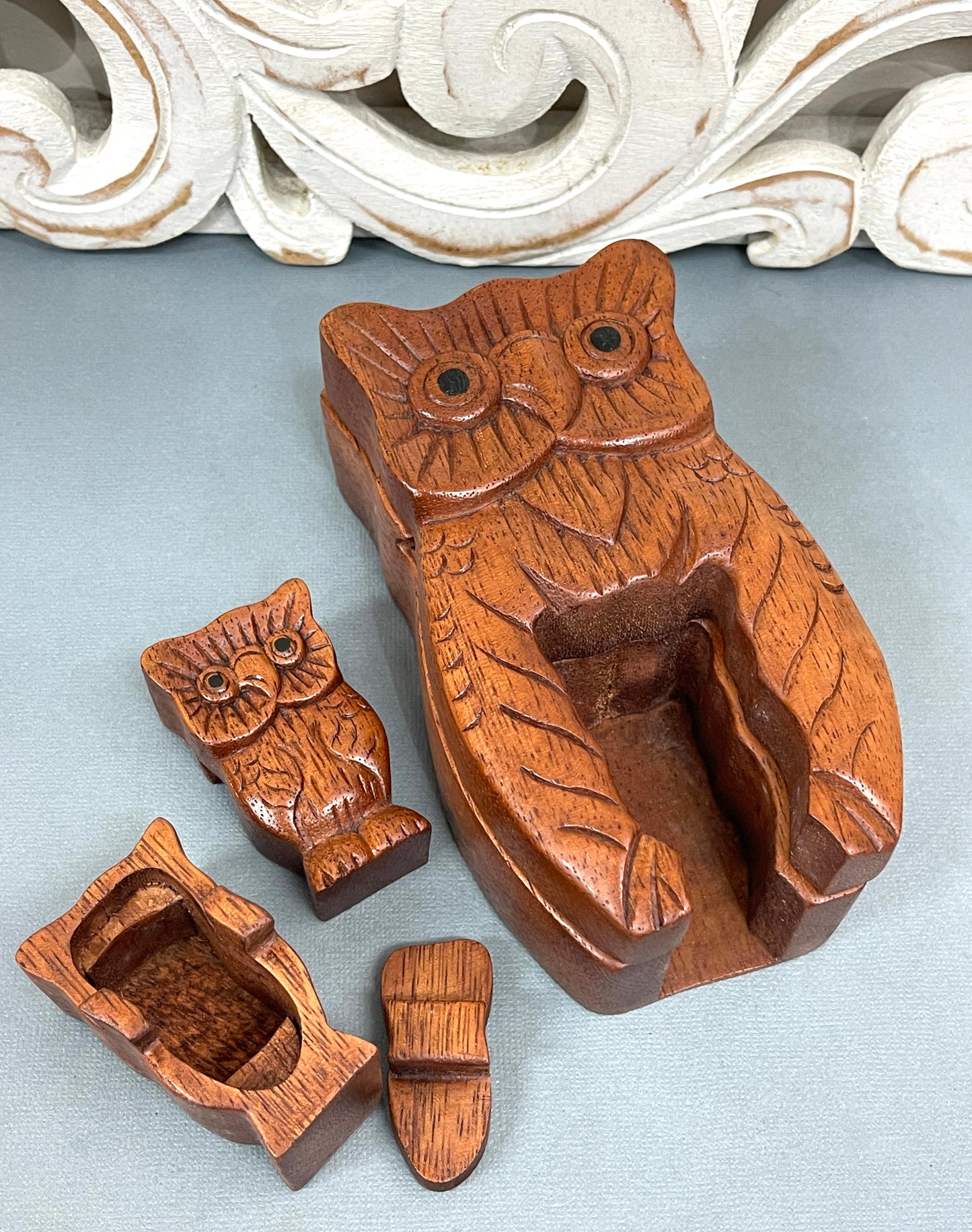 Owl & Baby Puzzle Boxes