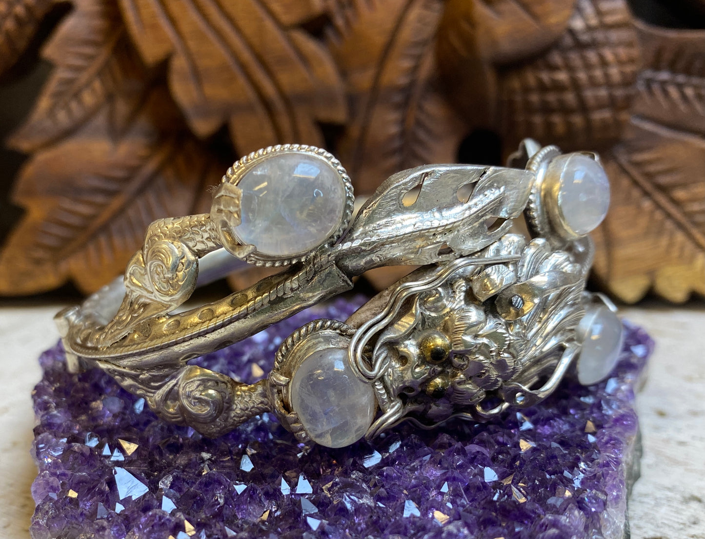 Sterling Silver Tibetan Zeeba/ Dragon Bracelets