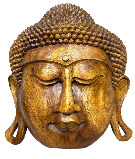 Suar wood Buddha Masks | 3 Sizes