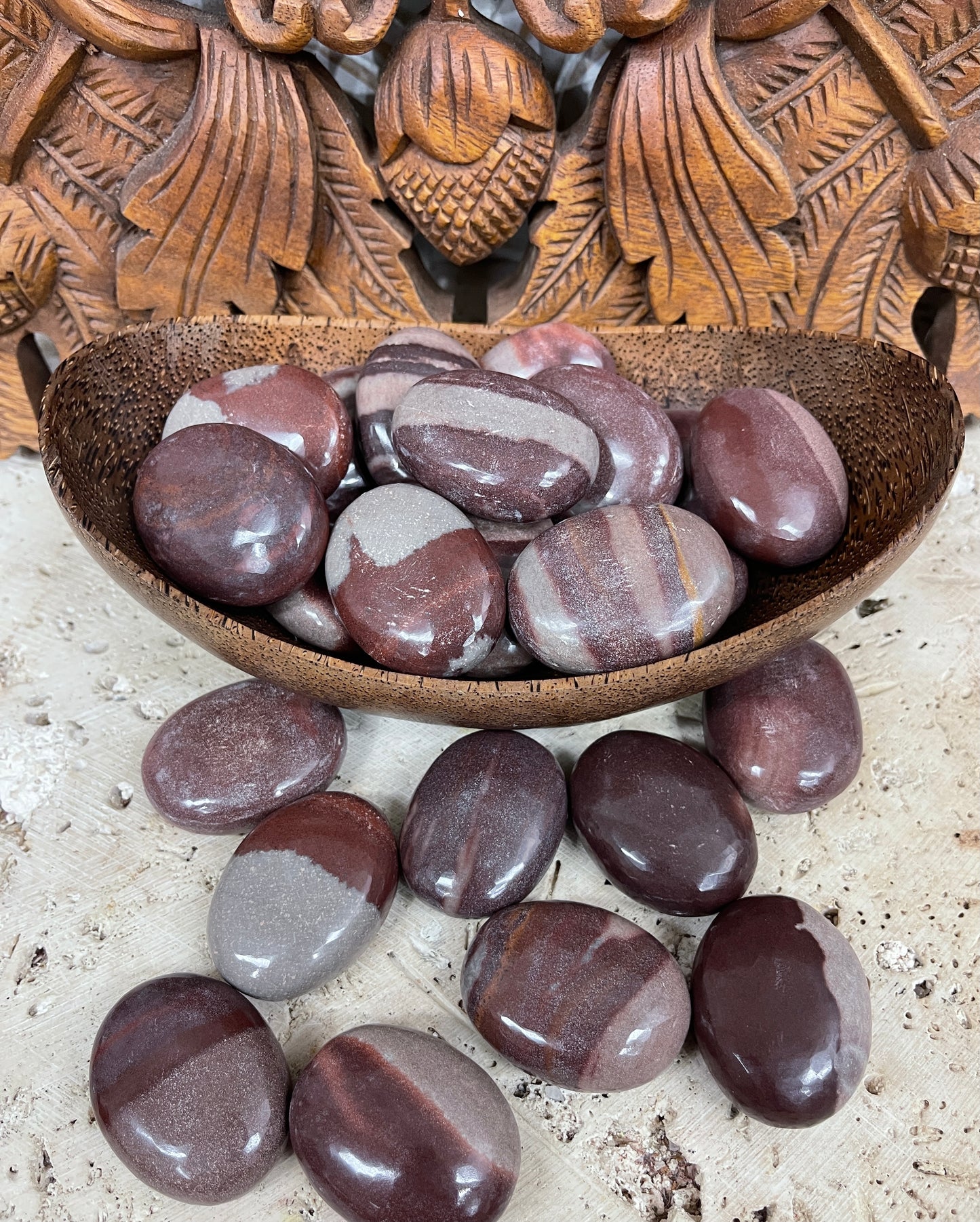 Shiva Lingham Palm Stones