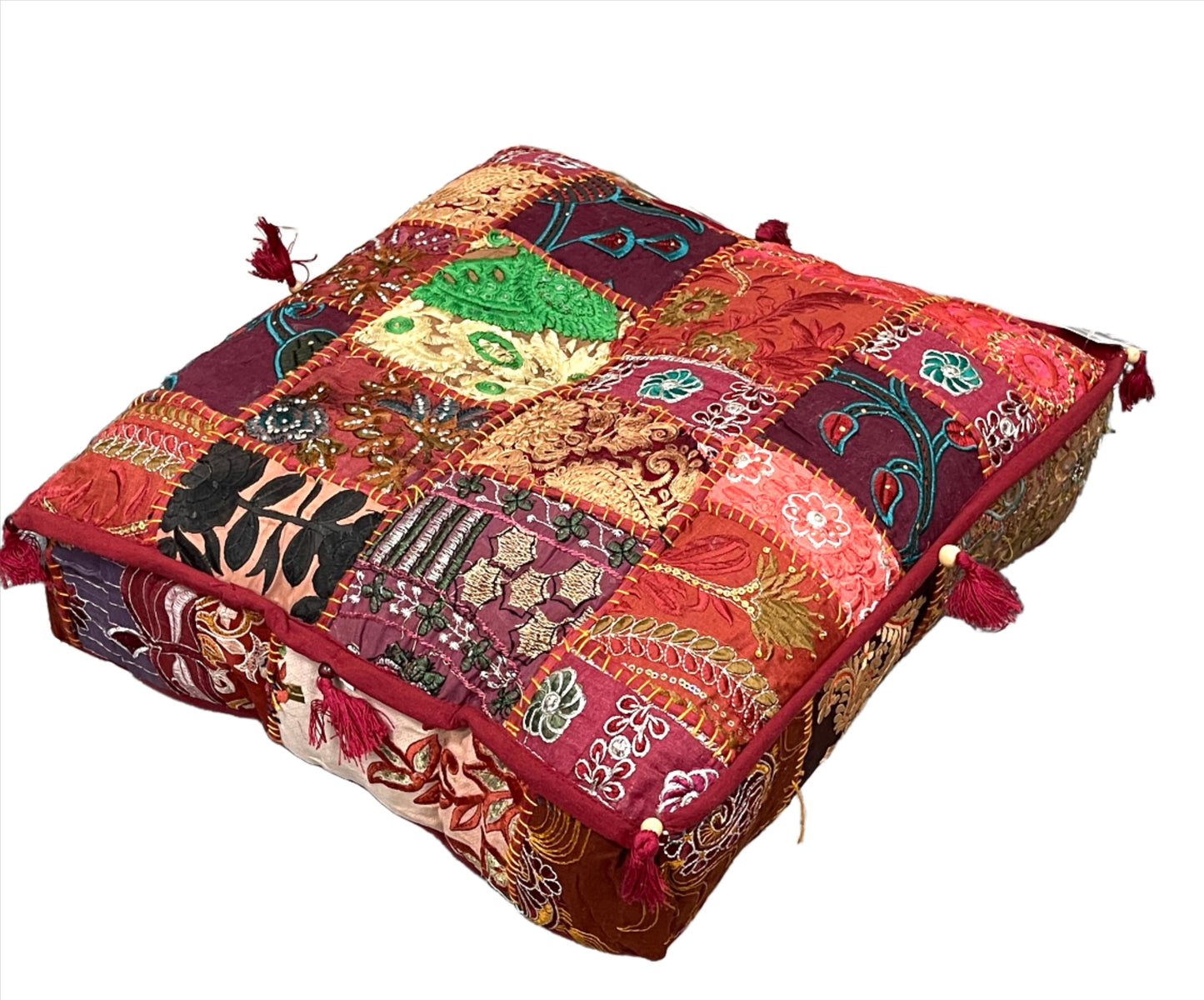 Square Rajasthani Floor Pillow