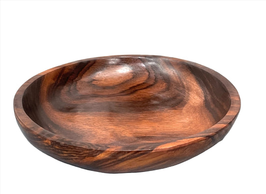 Sono Wood Shallow Serving Bowl