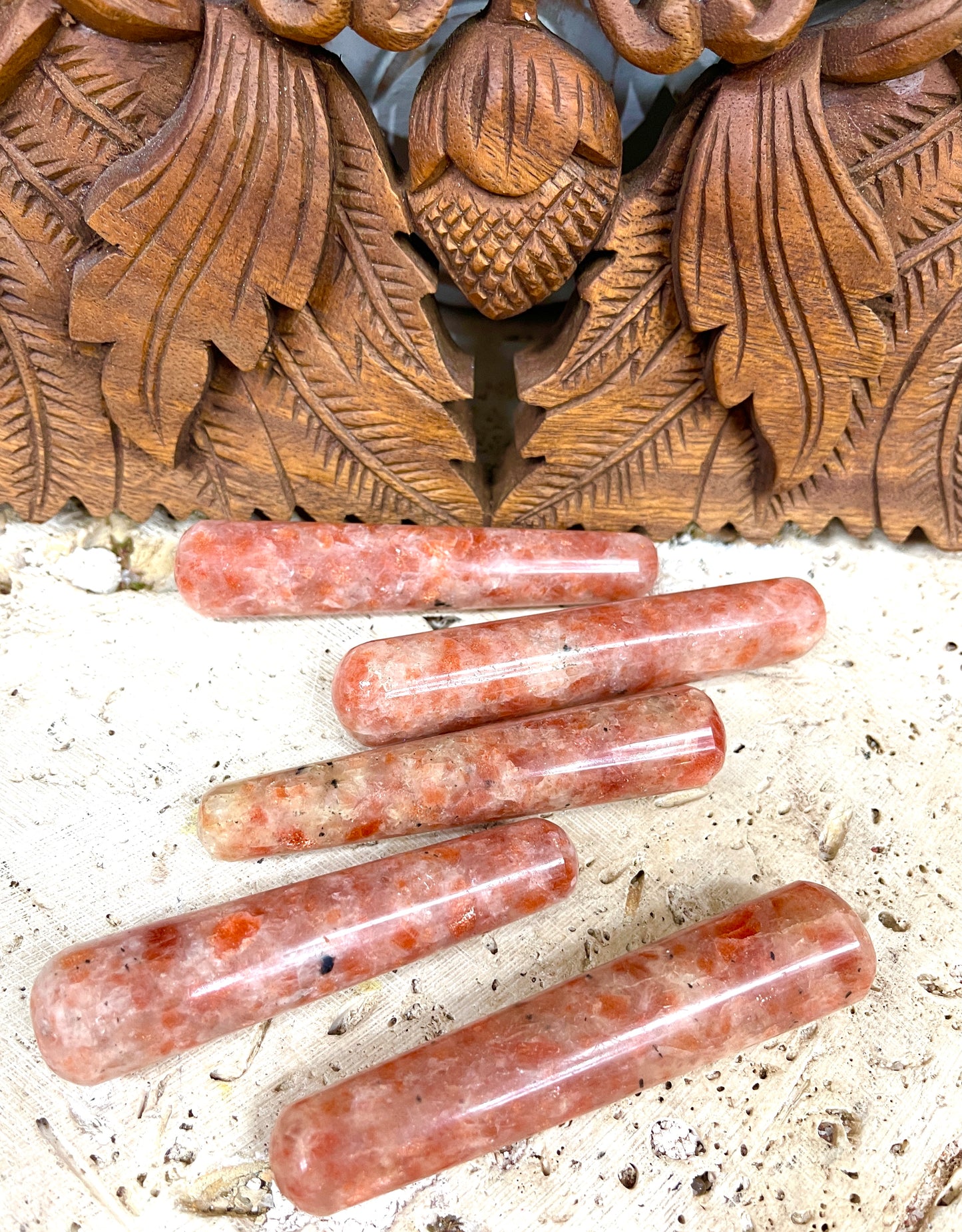 Sunstone Massage wands from India