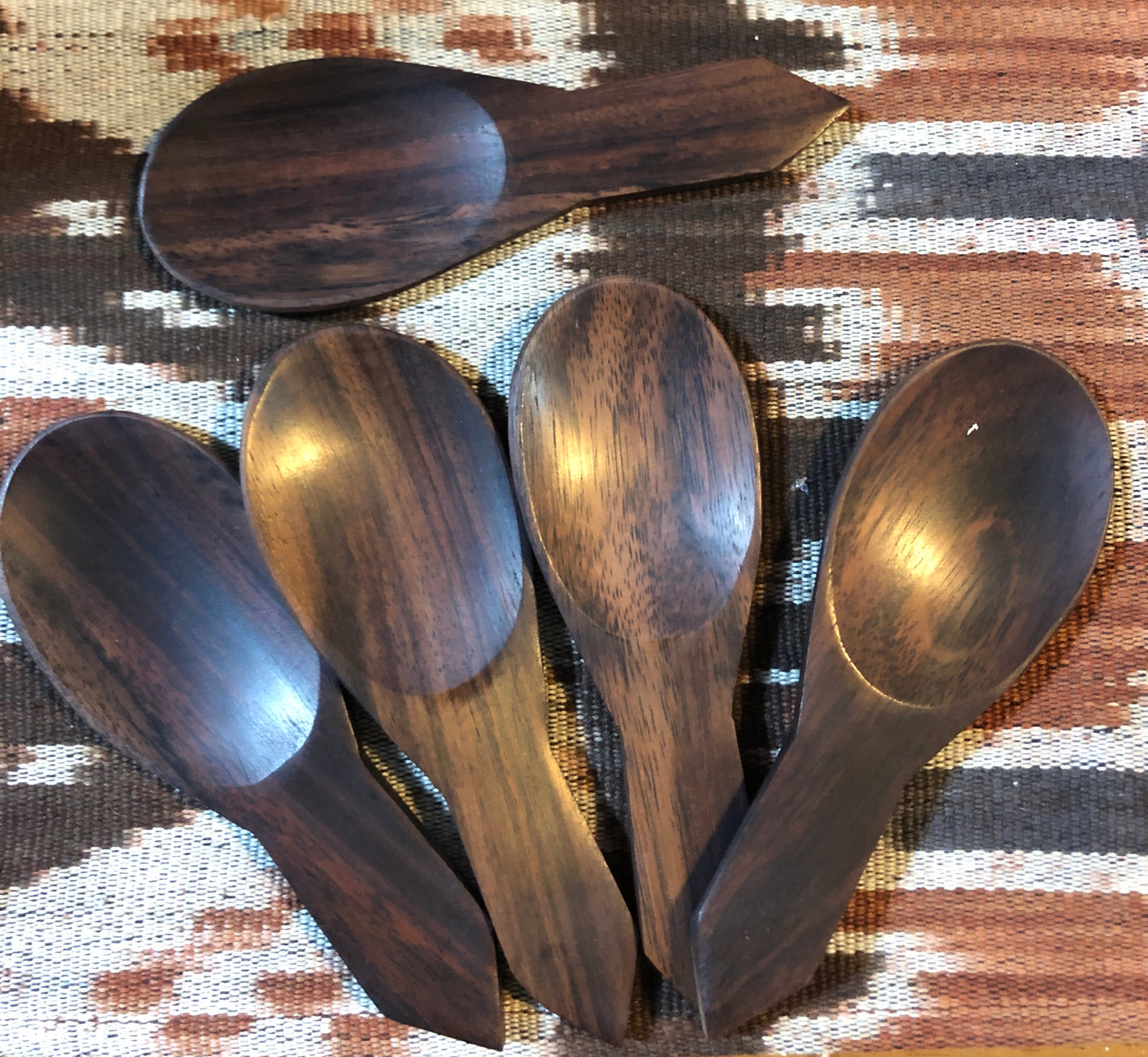 Sono Wood or Crododile wood mini scooper spoons