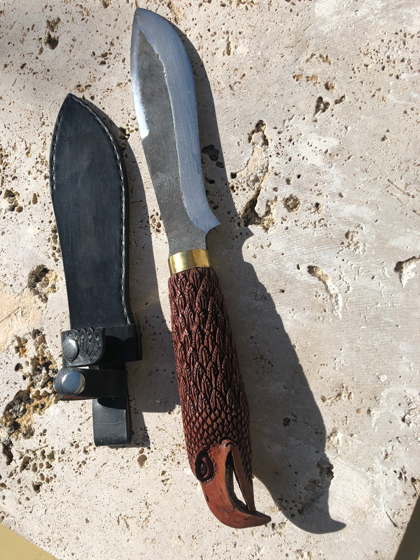 Decorative Balinese Hand-Carved and Hand Forged Knifes