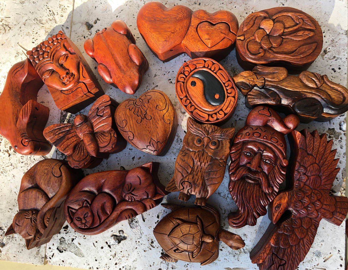Tiki Mask Puzzle Box