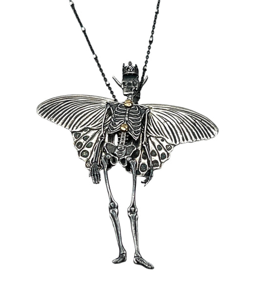 Skeleton Necklaces by Carlos Montanaro & Crystal Rivera