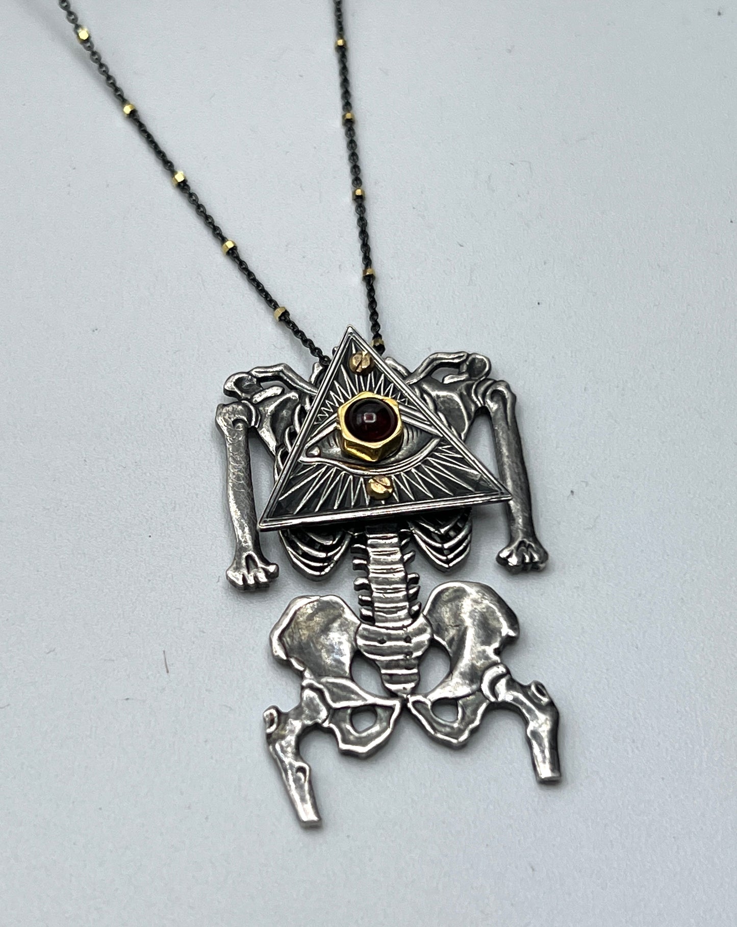 Skeleton Necklaces by Carlos Montanaro & Crystal Rivera