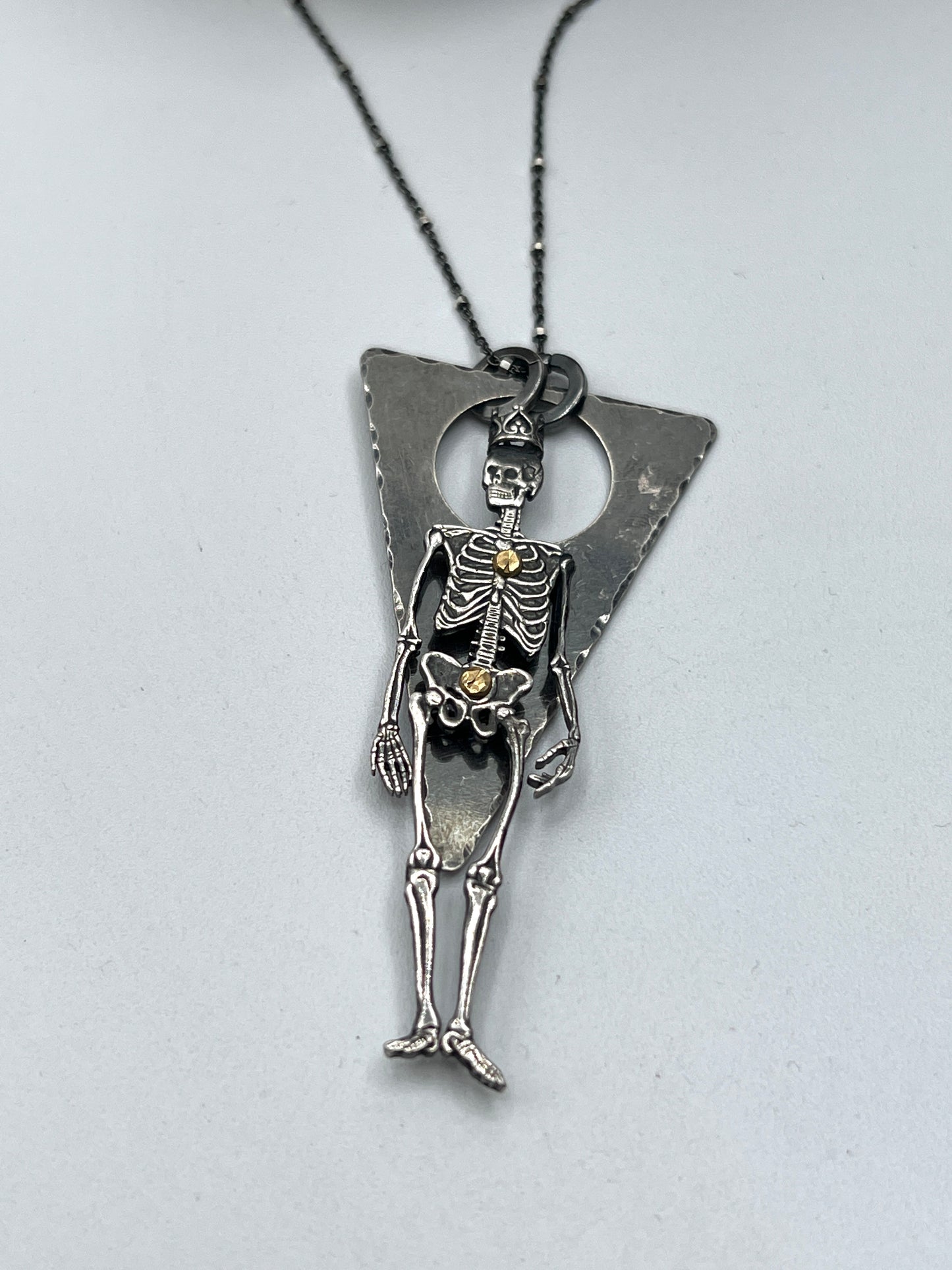 Skeleton Necklaces by Carlos Montanaro & Crystal Rivera