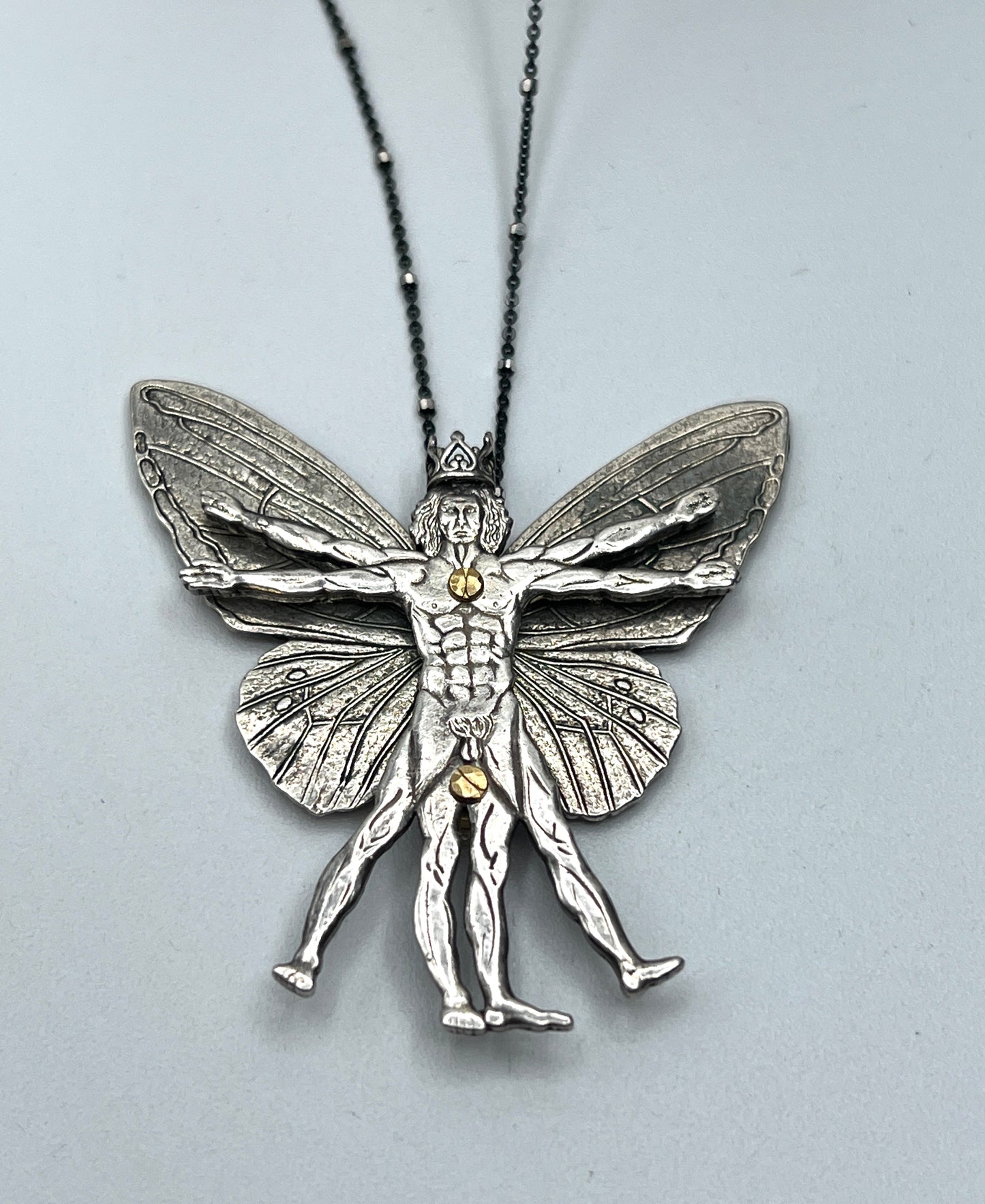 Winged Character Necklaces by Carlos Montanaro & Crystal Rivera