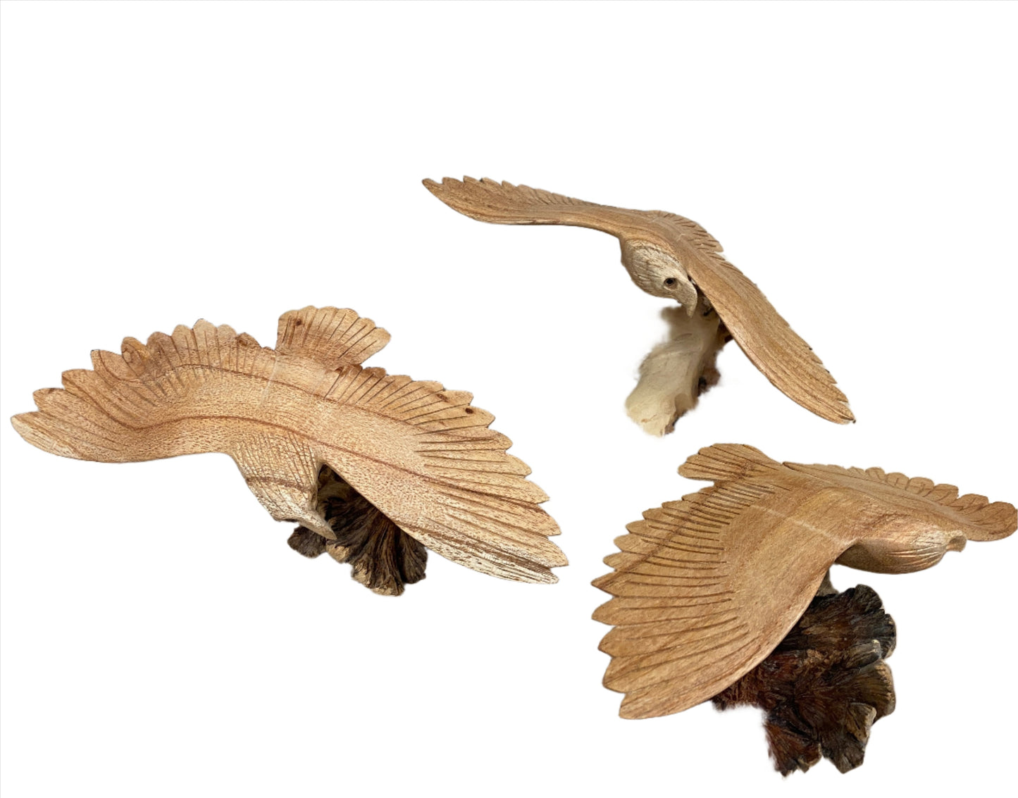Parasite Wood Eagle Carvings