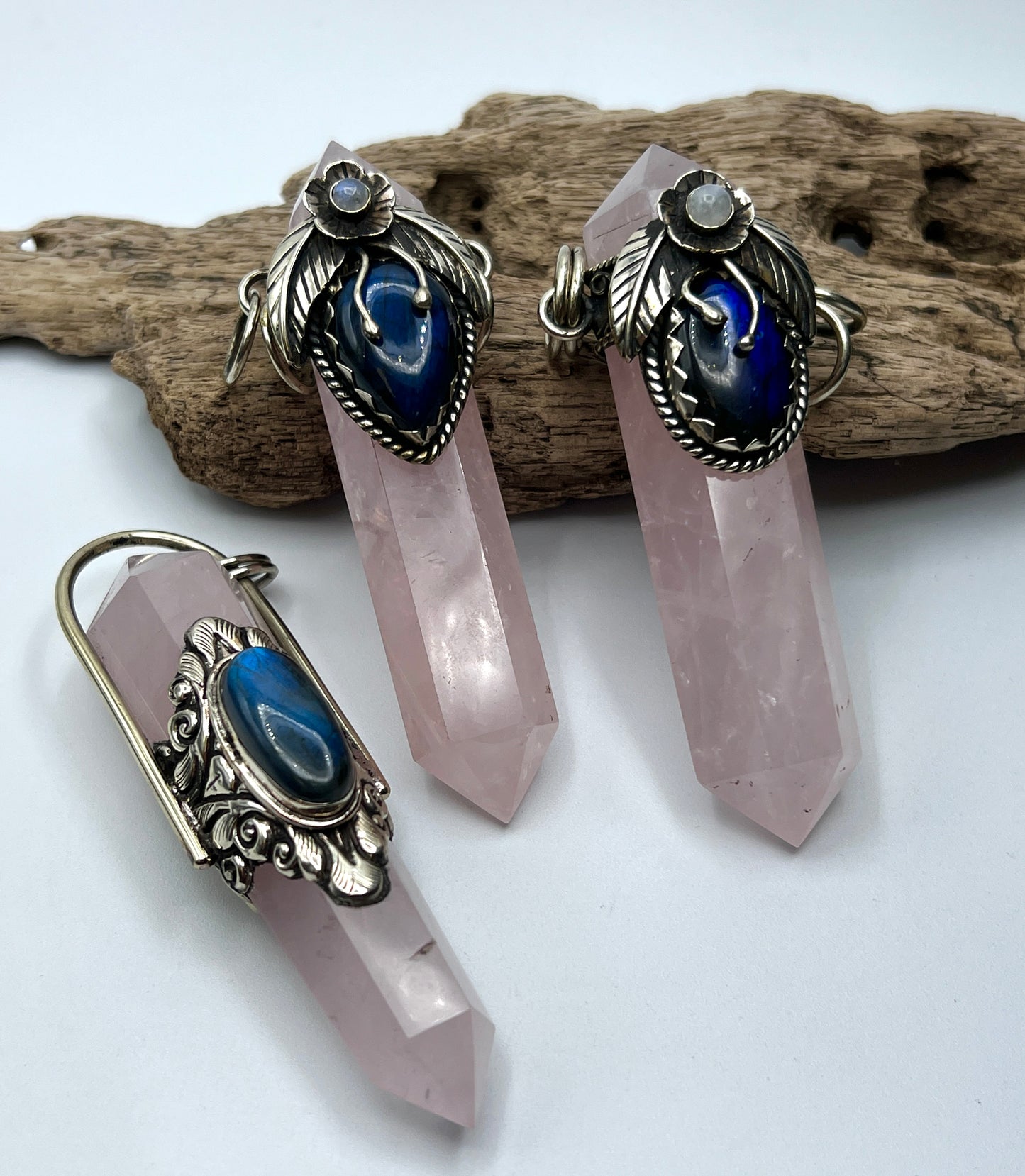 XXL Rose Quartz Point Statement Piece